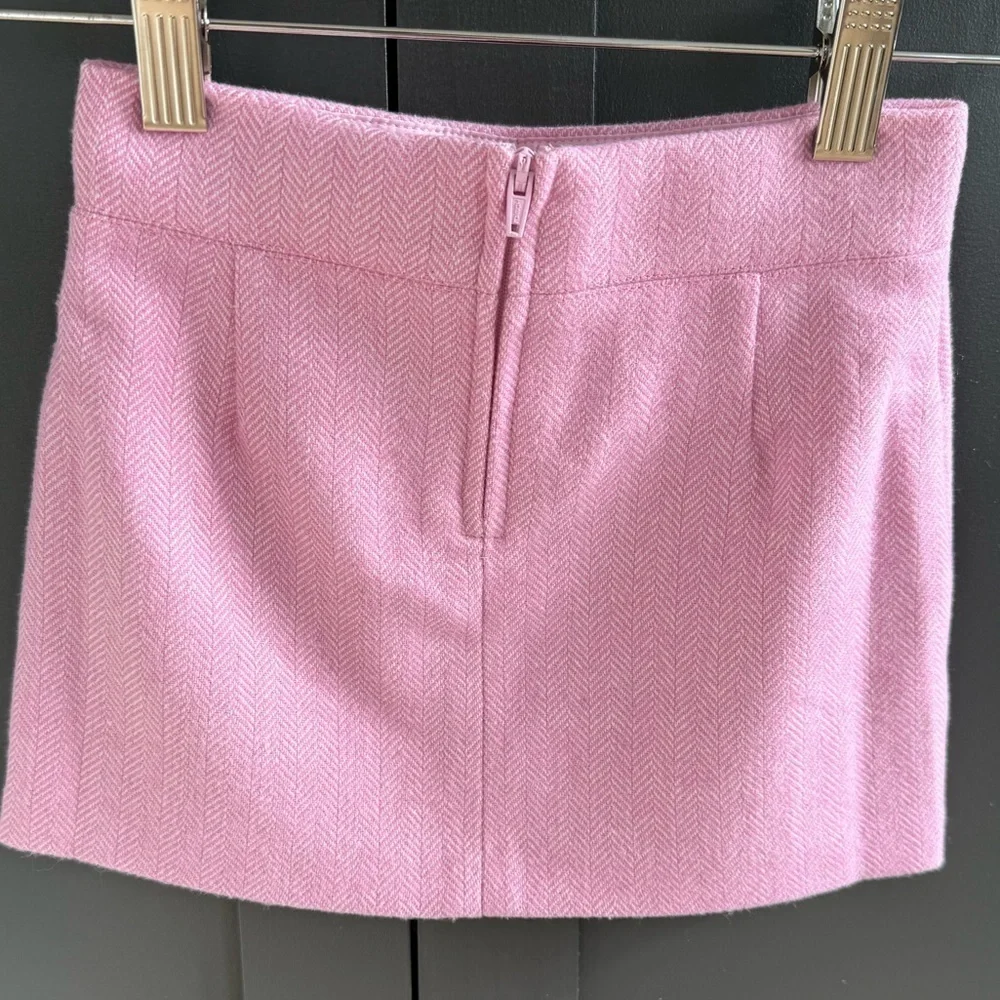 J. Crew Crewcuts Pink Herringbone Girls Skirt NWT • size 3